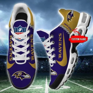 Baltimore Ravens New Air Max Plus Shoes Air Cushion Sneaker 457oc-9649