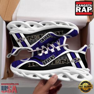 Baltimore Ravens National Football League Clunky Air Max Shoes Air Cushion Sneakers Gift For Fans