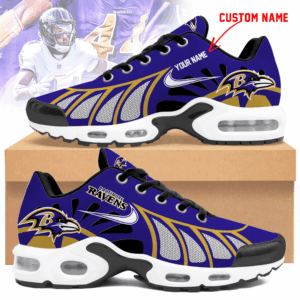 Baltimore Ravens Personalized Air Max Shoes 050625