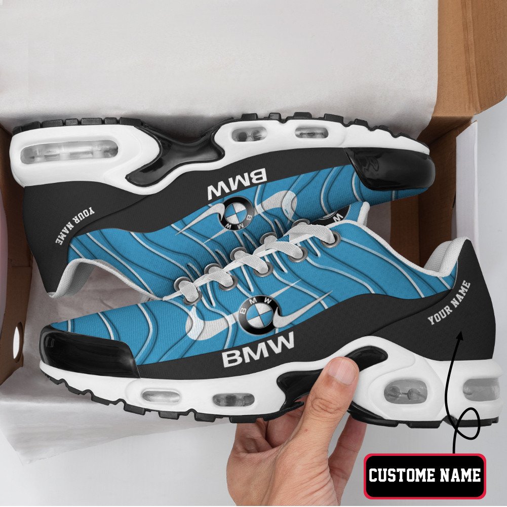 Bmw Vibrant Wave Custom Name Air Max Shoes Air Cushion Sneakers 1 Bmw Vibrant Wave Custom Name Air Max Shoes Air Cushion Sneakers