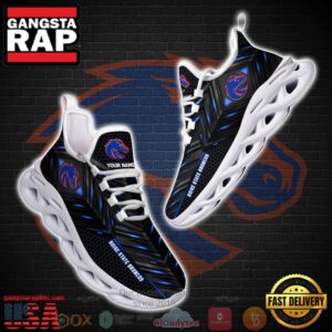 Boise State Broncos Custom Name Clunky Unique Air Max Shoes Air Cushion Sneakers