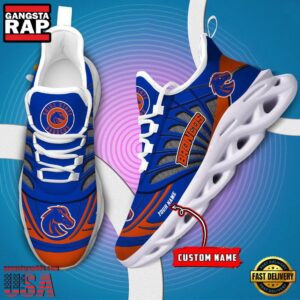 NCAA Boise State Broncos Custom Name Air Max Shoes Air Cushion Sneakers