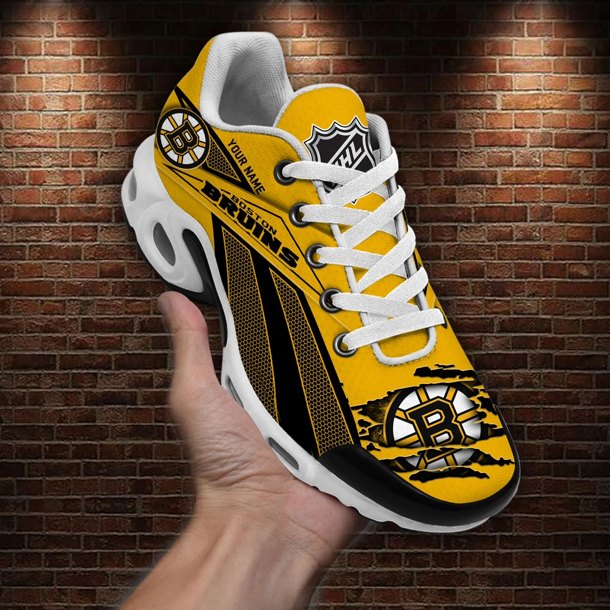 Boston Bruins Sport Team Air Max Shoes Air Cushion Sneakers 926ce-8498 1 Boston Bruins Sport Team Air Max Shoes Air Cushion Sneakers 926ce-8498