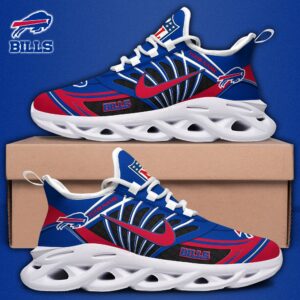 Buffalo Bills Black Max Soul Shoes 2025 Versions Custom Name 898