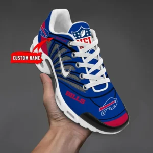 Buffalo Bills Personalized Name Team Mix Colors Sport Team Air Max Shoes Air Cushion Sneakers 486wl-3419