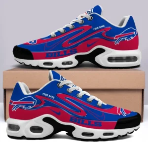Buffalo Bills Personalized Name Team Mix Colors V2 Air Max Shoes Air Cushion Sneakers