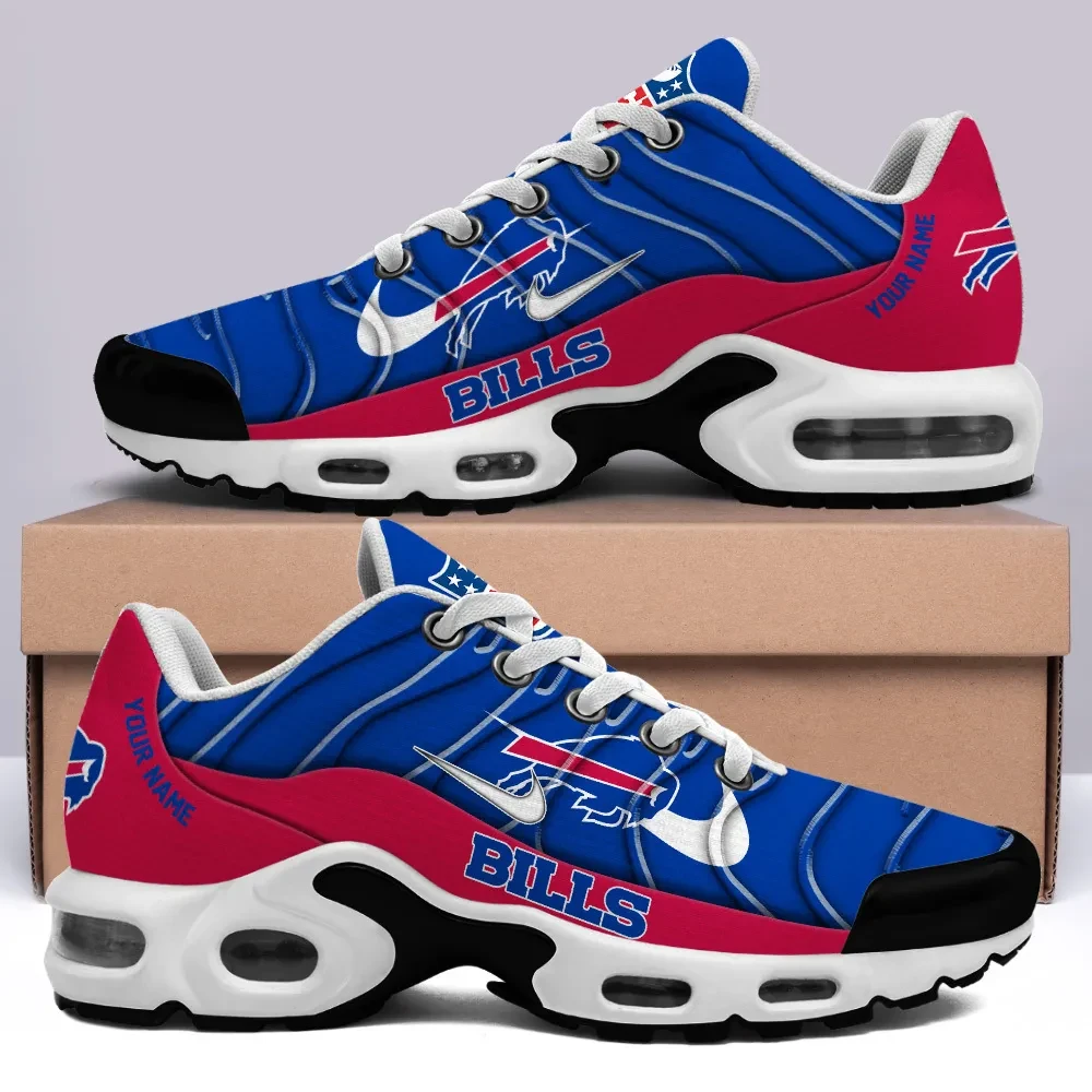 Buffalo Bills Personalized Name Team Mix Colors V4 Air Max Shoes Air Cushion Sneakers 1 Buffalo Bills Personalized Name Team Mix Colors V4 Air Max Shoes Air Cushion Sneakers