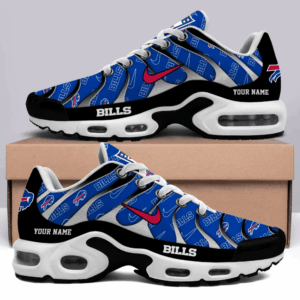Buffalo Bills Personalized Name Team Mix Colors V5 Shoes Air Cushion Sneakers