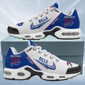 Buffalo Bills Personalized Name Team Mix Colors Wing Logo Air Max Shoes Air Cushion Sneakers
