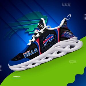 Buffalo Bills White C Sneakers 2025 Version Personalized Your Name 432