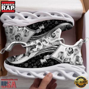 Bulldog Dogs Lover Air Max Shoes Air Cushion Sneakers, Running Sneakers