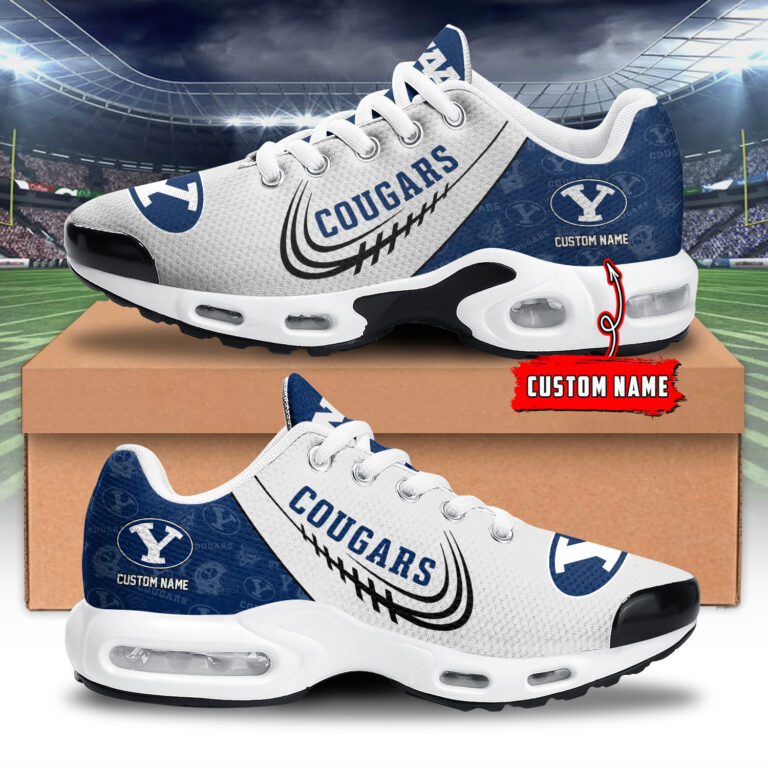Byu Cougars Personalized Name Team Logo Mix Colors Stitch Line Air Max Shoes Air Cushion Sneakers 1 Byu Cougars Personalized Name Team Logo Mix Colors Stitch Line Air Max Shoes Air Cushion Sneakers