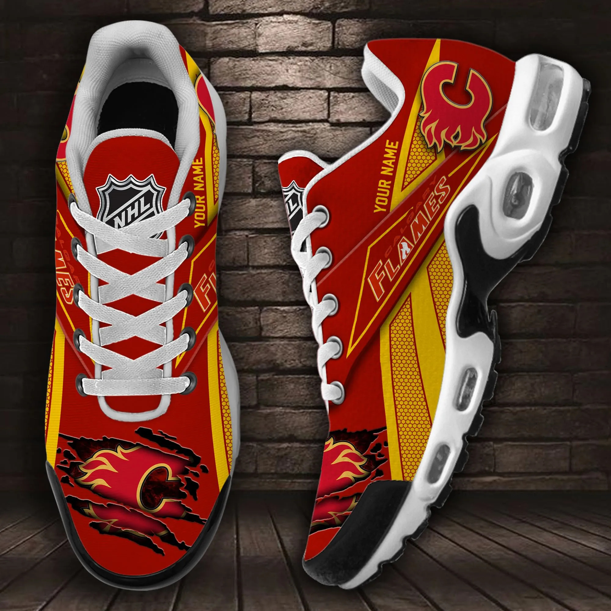 Calgary Flames Sport Team Air Max Shoes Air Cushion Sneakers 543eu-6349 1 Calgary Flames Sport Team Air Max Shoes Air Cushion Sneakers 543eu-6349