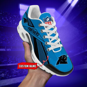 Carolina Panthers Custom Name Air Max Shoes Air Cushion Sneakers