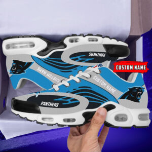 Carolina Panthers Custom Name Team Air Max Shoes Air Cushion Sneakers