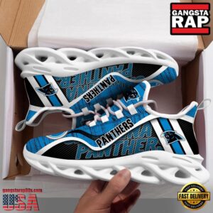 Carolina Panthers National Football League Clunky Air Max Shoes Air Cushion Sneakers Gift For Fans