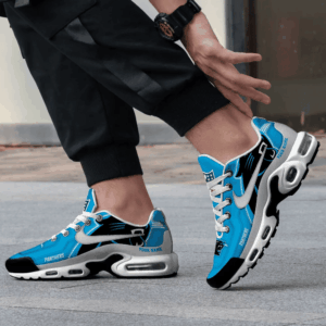 Carolina Panthers Personalized Name Team Mix Colors V1 Air Max Shoes Air Cushion Sneakers