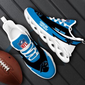 Carolina Panthers White Max Soul Shoes 2025 Versions Custom Your Name, Sports Gift For Fan, Sport Gifts Ph410