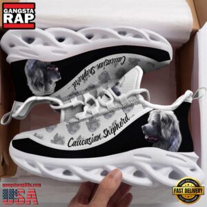 Caucasian Shepherd Dogs Lover Air Max Shoes Air Cushion Sneakers, Running Sneakers