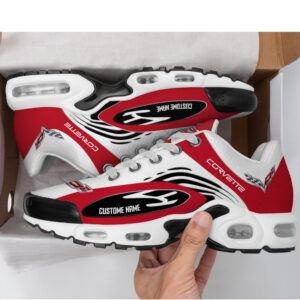 Chevrolet Corvette Flame Edition Custom Name Air Max Shoes Air Cushion Sneakers