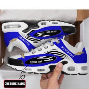 Chevrolet Silverado Flame Edition Custom Name Air Max Shoes Air Cushion Sneakers