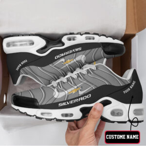 Chevrolet Silverado Vibrant Wave Custom Name Air Max Shoes Air Cushion Sneakers