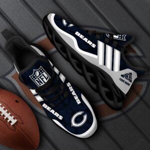 Chicago Bears Black Max Soul Shoes 2025 Versions Custom Name 430
