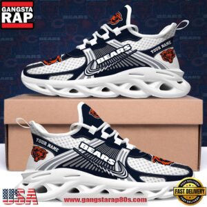 Chicago Bears Custom Name Clunky Sneaker Max Soul Shoes