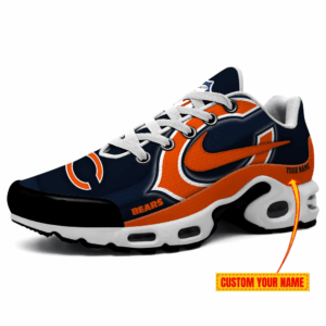 Chicago Bears Personalized Name Team Mix Colors V1 Air Max Shoes Air Cushion Sneakers