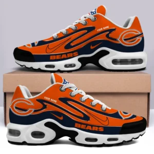 Chicago Bears Personalized Name Team Mix Colors V2 Air Max Shoes Air Cushion Sneakers