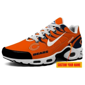 Chicago Bears Personalized Name Team Mix Colors V3 Air Max Shoes Air Cushion Sneakers