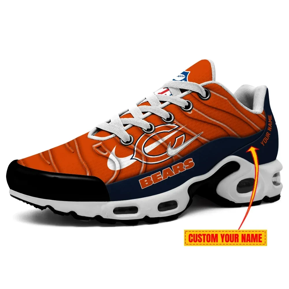 Chicago Bears Personalized Name Team Mix Colors V4 Air Max Shoes Air Cushion Sneakers 1 Chicago Bears Personalized Name Team Mix Colors V4 Air Max Shoes Air Cushion Sneakers