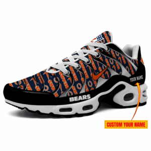 Chicago Bears Personalized Name Team Mix Colors V5 Air Max Shoes Air Cushion Sneakers