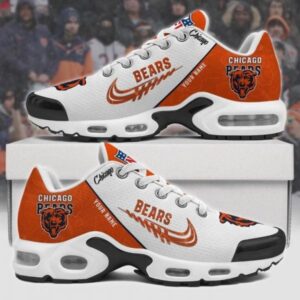 Chicago Bears Personalized Name Team Mix Colors Wing Logo Shoes Air Cushion Sneakers