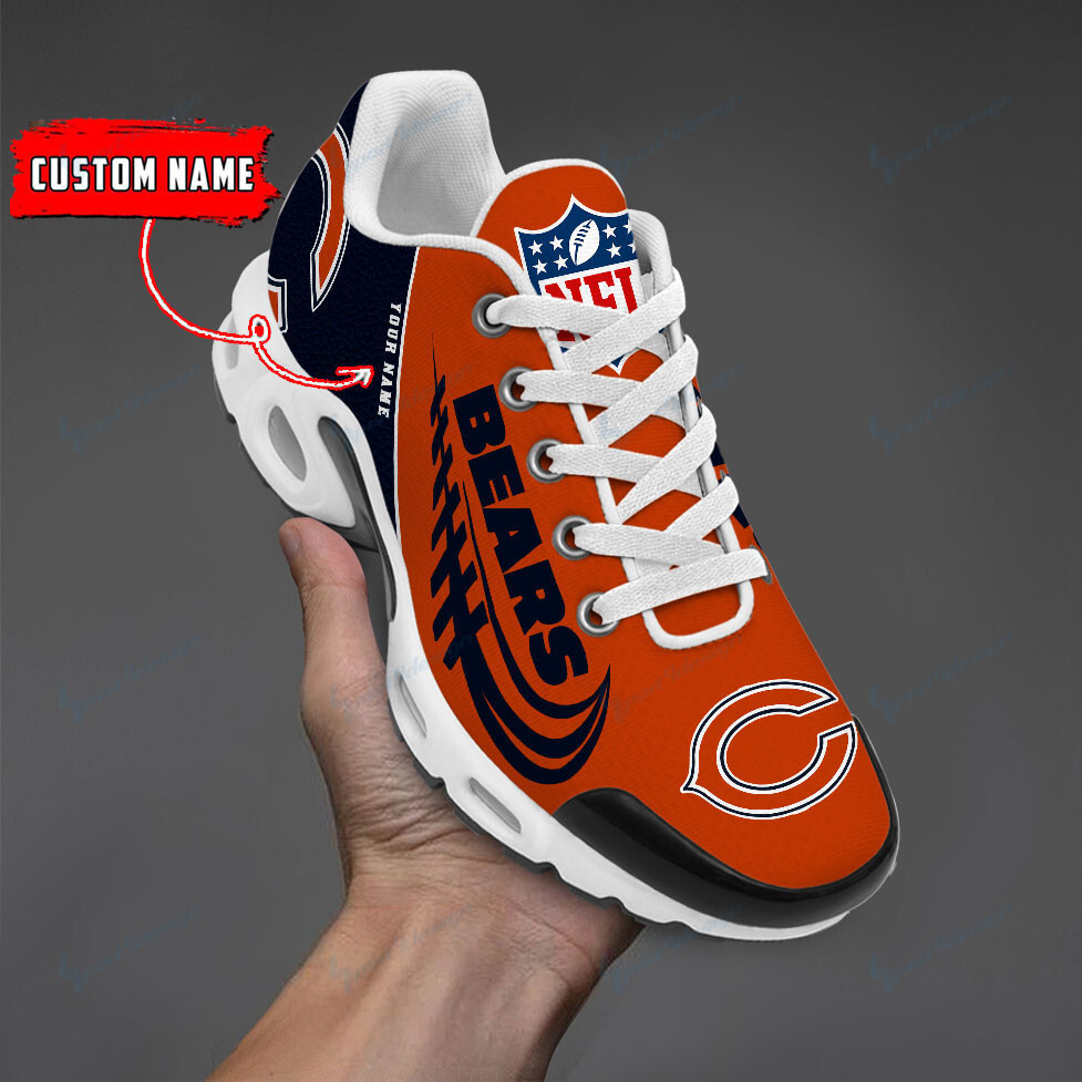 Chicago Bears Personalized Plus Air Max Sneaker Shoes 1 Chicago Bears Personalized Plus Air Max Sneaker Shoes