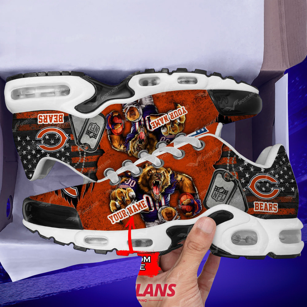 Chicago Bears Personalized Air Max Shoes Air Cushion Sneakers Dtynns 1 Chicago Bears Personalized Air Max Shoes Air Cushion Sneakers Dtynns