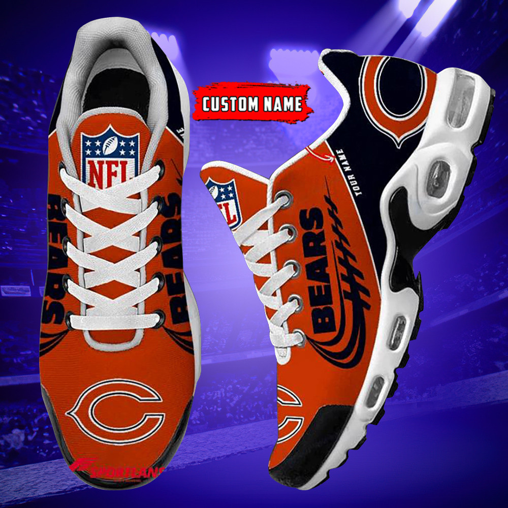Chicago Bears Personalized Air Max Shoes Air Cushion Sneakers 1 Chicago Bears Personalized Air Max Shoes Air Cushion Sneakers