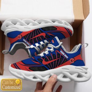 Chicago Cubs Max Soul Sneakers Personalized