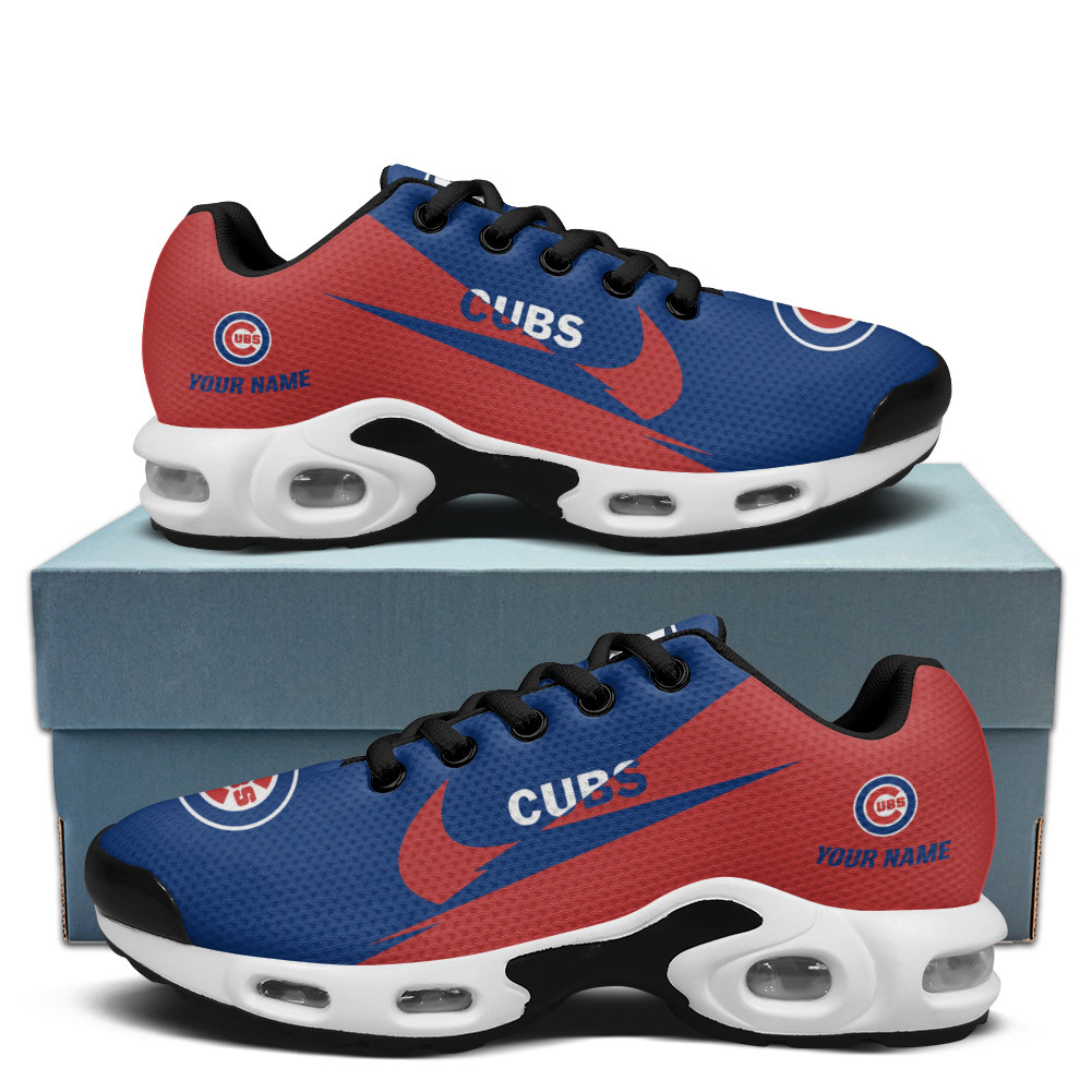Chicago Cubs Personalized Name Team Logo Wings Of God Pattern Air Max Shoes Air Cushion Sneakers 1 Chicago Cubs Personalized Name Team Logo Wings Of God Pattern Air Max Shoes Air Cushion Sneakers