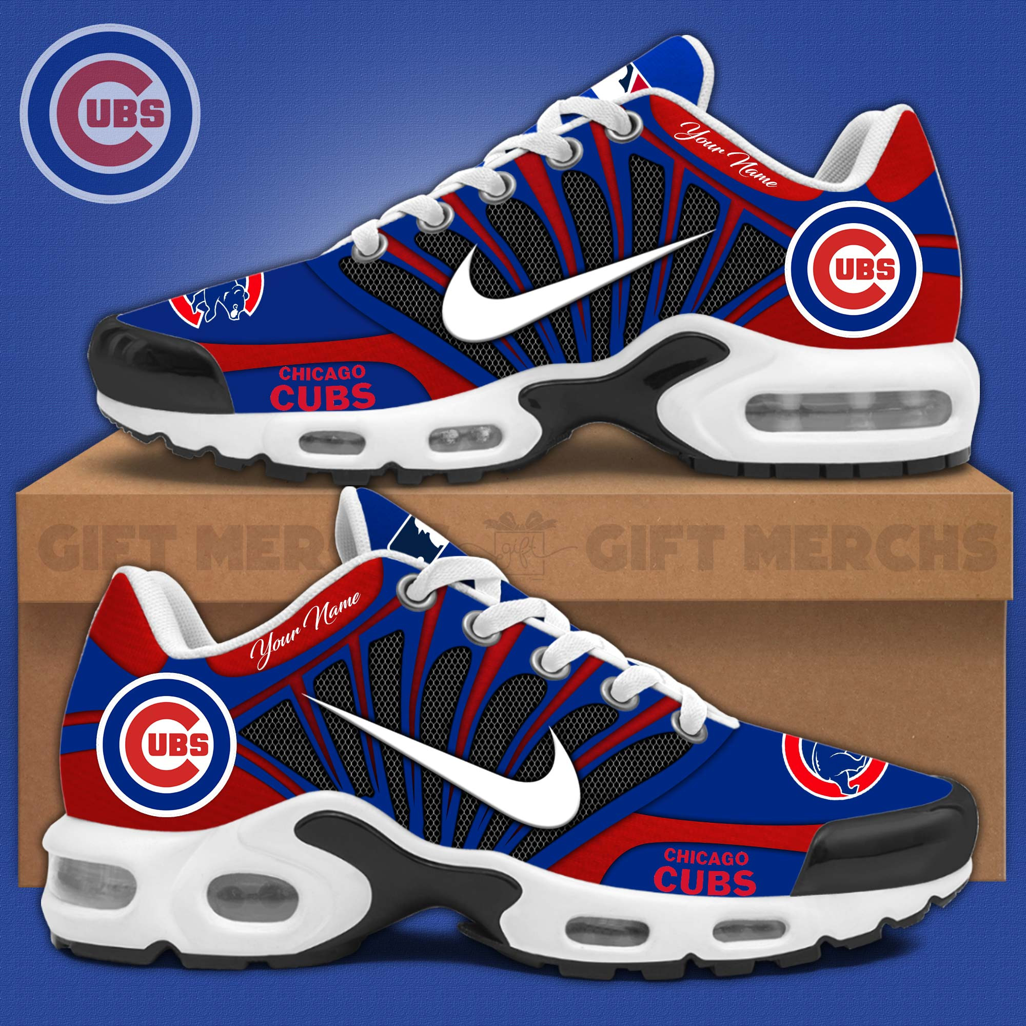 Chicago Cubs Air Max Plus Shoes Sneakers For Men And Women 1 Chicago Cubs Air Max Plus Shoes Sneakers For Men And Women