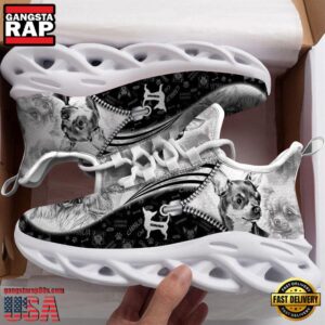 Chihuahua Sketch Dogs Lover Air Max Shoes Air Cushion Sneakers, Running Sneakers