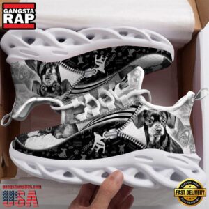 Chiweenie Sketch Dogs Lover Air Max Shoes Air Cushion Sneakers, Running Sneakers