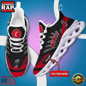 NCAA Cincinnati Bearcats Custom Name Air Max Shoes Air Cushion Sneakers