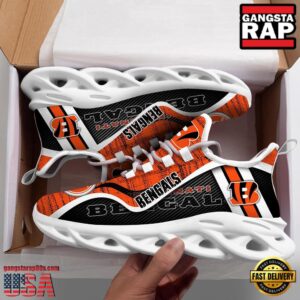 Cincinnati Bengals National Football League Clunky Air Max Shoes Air Cushion Sneakers Gift For Fans