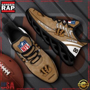 National Football League Cincinnati Bengals Air Max Shoes Air Cushion Sneakers