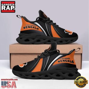 National Football League Cincinnati Bengals Team Football Air Max Shoes Air Cushion Sneakers