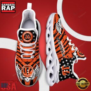National Football League Cincinnati Bengals Team Air Max Shoes Air Cushion Sneakers