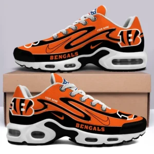 Cincinnati Bengals Personalized Name Team Mix Colors V2 Shoes Air Cushion Sneakers