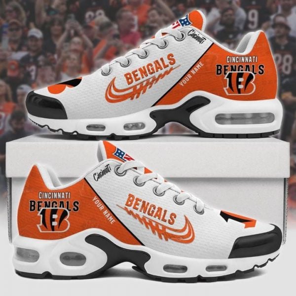 Cincinnati Bengals Personalized Name Team Mix Colors Wing Logo Shoes Air Cushion Sneakers 1 Cincinnati Bengals Personalized Name Team Mix Colors Wing Logo Shoes Air Cushion Sneakers