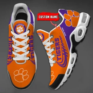 Clemson Tigers Personalized Name Team Mix Colors Sport Team Air Max Shoes Air Cushion Sneakers 770jq-2596